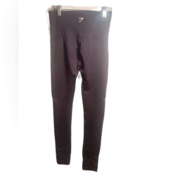 Gymshark Energy black casual yoga lightweight athletic Seamless Leggings tight S - Picture 3 of 3